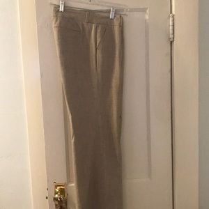 Lined tan pants. Banana Republic